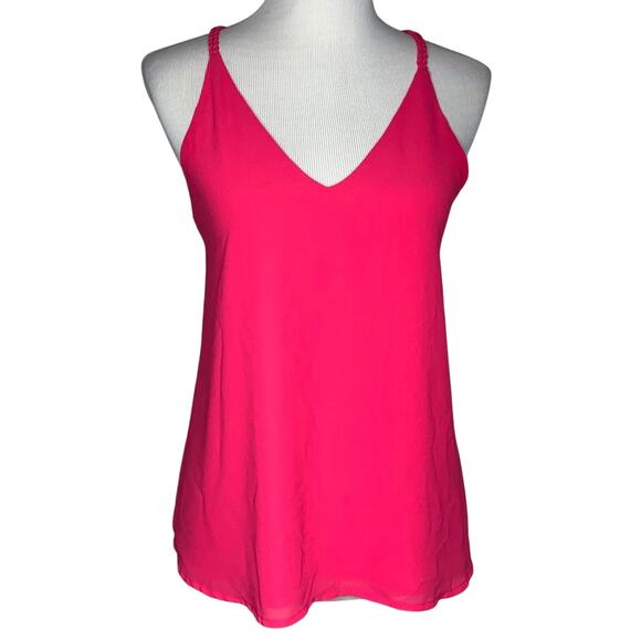 Naked Zebra Braided Racerback Strap Layered Tank Sz Small - Picture 1 of 6